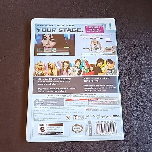 Disney Sing It - Nintendo Wii. Rate E for Everyone! - Picture 3 of 3